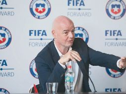 En lo suyo. El presidente de la FIFA insiste en cambios en todos los sentidos dentro del futbol mundial. AFP
