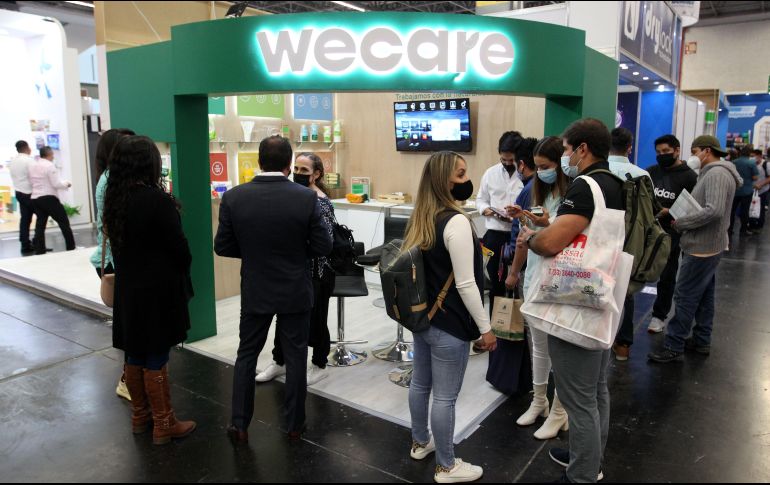 Expo ANTAD & Alimentaria México 2021 cuenta con la presencia de 500 expositores nacionales e internacionales distribuidos en 55 mil metros cuadrados. EL INFORMADOR/A. Camacho