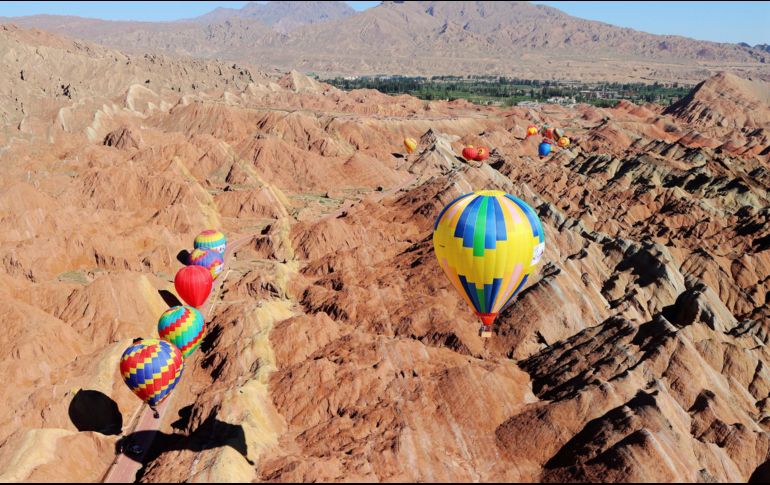 La policía de Israel reveló que el globo aerostático parece haber despegado con el hombre aferrado a la canasta. XINHUA / ARCHIVO