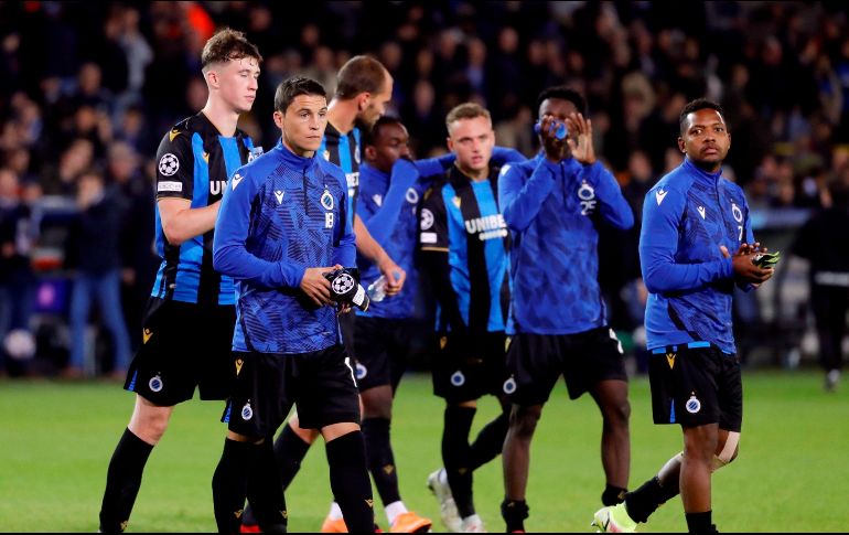 Brujas sufrió una amplia derrota en su terreno el martes (5-1) en la tercera jornada de la fase de grupos de la Champions League (Grupo A). EFE / S. Lecoq