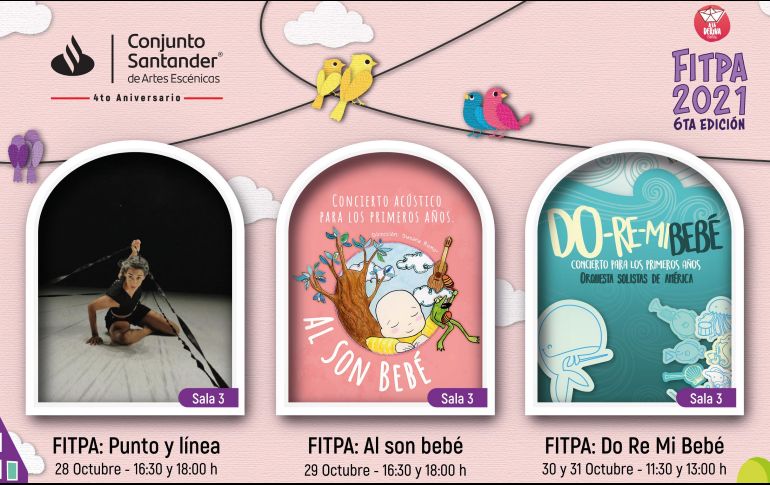 La sexta edición del Festival Internacional de Teatro para los Primeros Años se lleva a cabo del 18 al 31 de octubre. (FITPA) ESPECIAL / FITPA