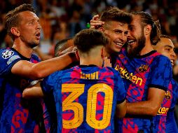 OXÍGENO. El equipo azulgrana llegaba a este encuentro sin derecho a fallo tras cosechar dos derrotas en sus dos primeros encuentros europeos. EFE/A. GARCÍA