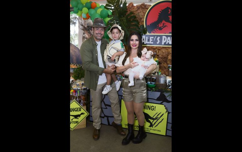 Alejandro Gallardo Aguilar, Alejandro Gallardo Maycotte y Florencia Maycotte González GENTE BIEN JALISCO/CLAUDIO JIMENO