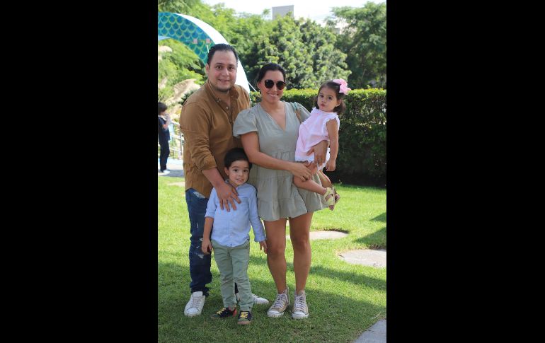 Ricardo Camberos, Pau Zaragoza, Gerónimo y Sara Camberos GENTE BIEN JALISCO/CLAUDIO JIMENO