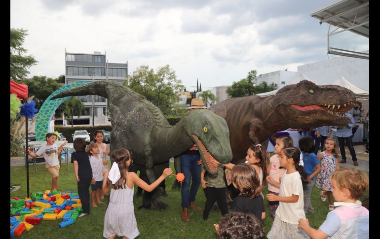Los dinosaurios fueron la sensación GENTE BIEN JALISCO/CLAUDIO JIMENO