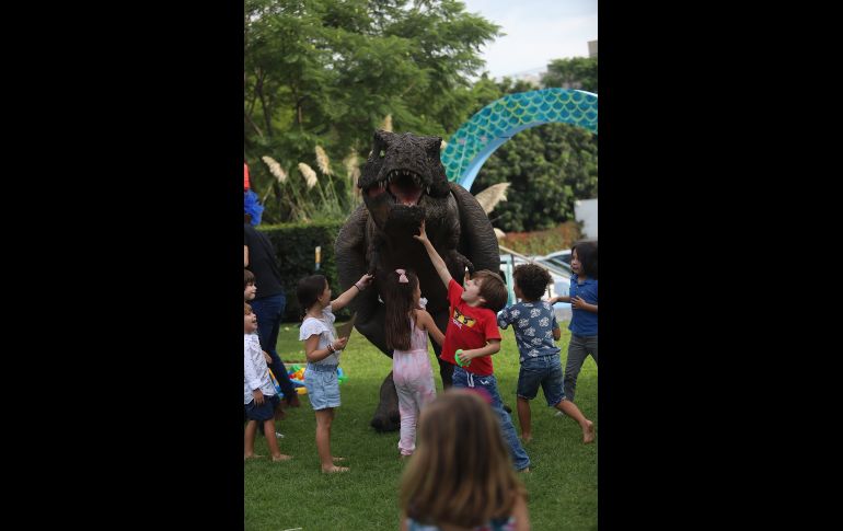 Los dinosaurios fueron la sensación GENTE BIEN JALISCO/CLAUDIO JIMENO