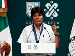 El ex presidente de Bolivia aprovechó para agradecer a México por 