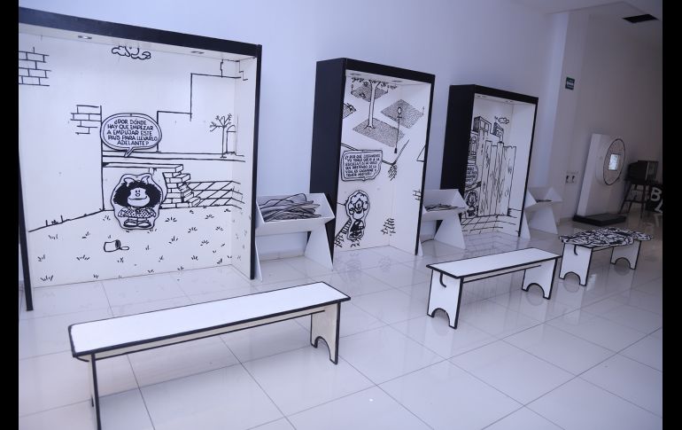 Exposición interactiva el Mundo según Mafalda GENTE BIEN JALISCO/CLAUDIO JIMENO