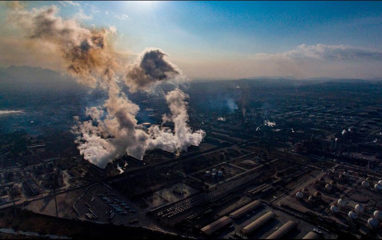 Debido a los bloqueos, los inventarios de la refinería de Tula se acumularon en las últimas semanas, alcanzando su capacidad total. AFP/ARCHIVO