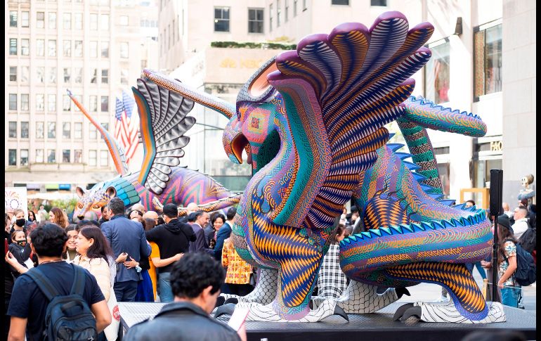 El evento comenzará con la inauguración de esculturas de alebrijes y catrinas este 22 de octubre. EFE/J. Lane