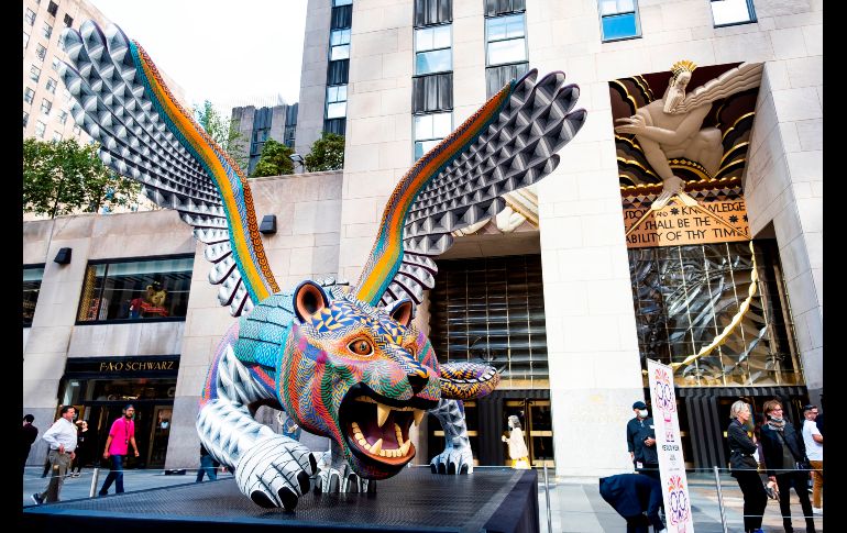 El evento comenzará con la inauguración de esculturas de alebrijes y catrinas este 22 de octubre. EFE/J. Lane