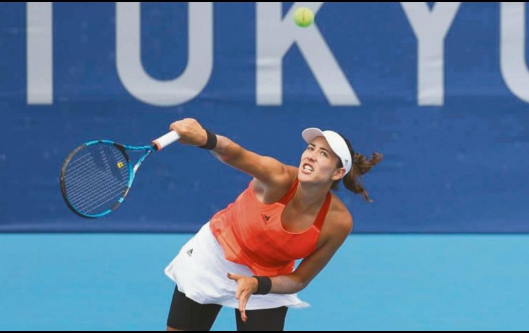 Muguruza fue derrotada por Anett Kontaveit. TWITTER@garbimuguruza