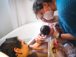 Nacimiento. Parto conducido por Morada Violeta. ESPECIAL/Morada Violeta