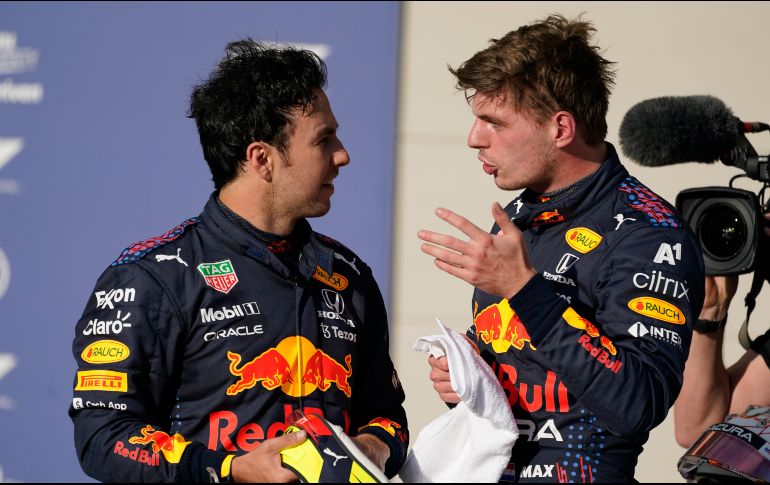 El coequipero del piloto tapatío, Max Verstappen, fue quien conquistó la clasificación en el circuito de las Américas. AP/D. CUMMINGS