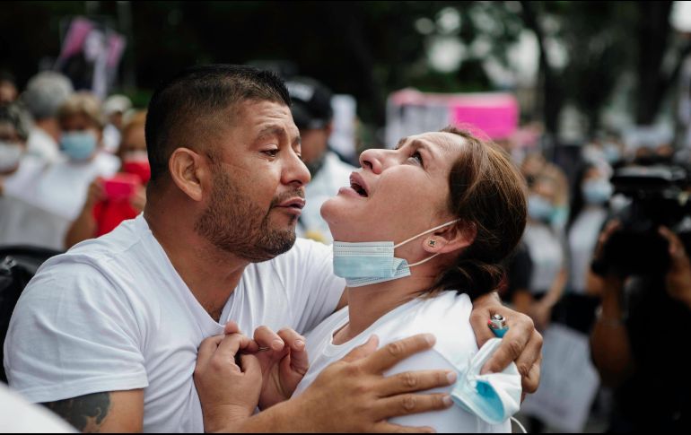 Familiares de las víctimas exigen justicia a las autoridades. EL INFORMADOR / G. Gallo