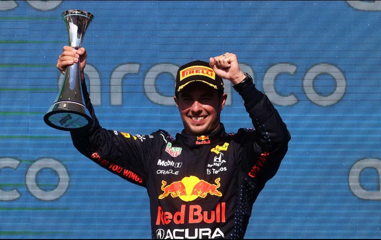 Después de esta complicada carrera, “Checo” se preparará para disputar el Gran Premio de México el próximo 7 de noviembre. AFP/C. GRAYTHEN
