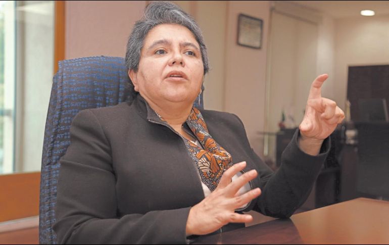 La jefa del SAT aclaró que para las personas morales queda el mismo porcentaje de 7% de la utilidad que se aplicó en la declaración del año previo. EL ECONOMISTA/V. Del Ángel