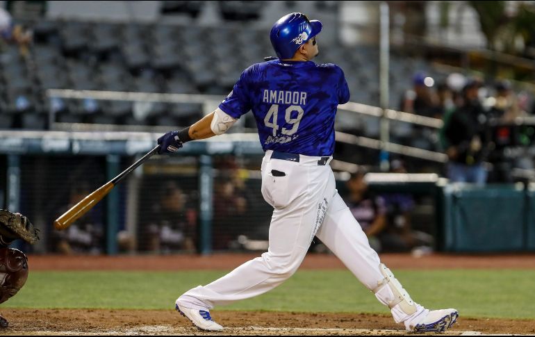 Aunque Japhet Amador y Christian Villanueva batearon de jonrón, los Charros no pudieron evitar la derrota. TWITTER/charrosbeisbol