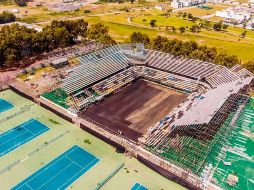 Imponente. El nuevo estadio estará a tiempo para la disputa de las AKRON WTA Finals. WTA Guadalajara