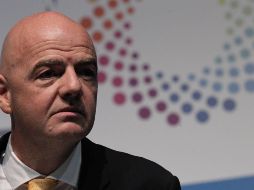 En el último mes, el presidente de la FIFA, Gianni Infantino, efectuó una gira por varios países latinoamericanos, durante la que defendió, en varios foros, su propuesta de celebrar un Mundial cada dos años. EFE/ARCHIVO