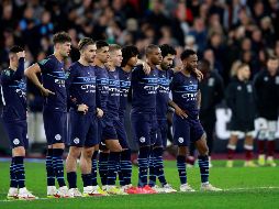 VARAPALO. Ganadores de las cuatro últimas ediciones de la Copa de la Liga, los Citizens se fueron eliminados. AP/I. WALTON