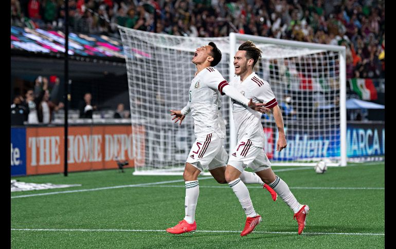 GOLAZO. Osvaldo Rodríguez quiere un lugar en el lateral izquierdo del combinado nacional y ante Ecuador marcó un golazo. IMAG7