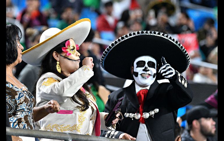 FIESTA. Afición de México, durante el partido de preparación entre la Selección Nacional de México y la Selección de Ecuador. IMAGO7
