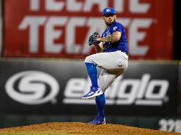 Roberto Osuna lanzó la última entrada y se anotó la victoria. TWITTER/charrosbeisbol