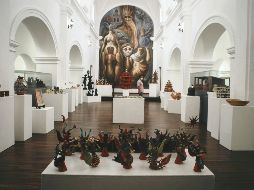 Aspecto general. Así luce al interior la sala del Museo Pantaleón Panduro, donde están las piezas ganadoras y participantes. El Informador/ G. Gallo