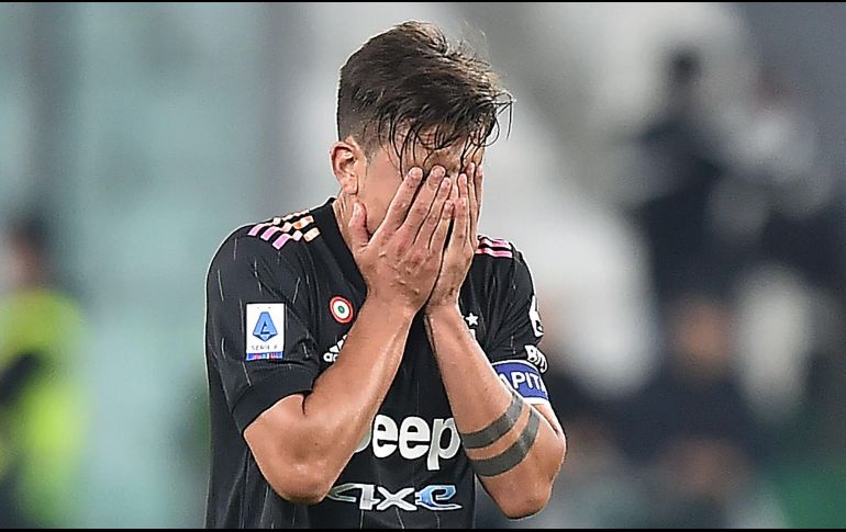 Paulo Dybala. El jugador argentino no logró hacerse presente en el marcador a favor de la “Juve”. EFE