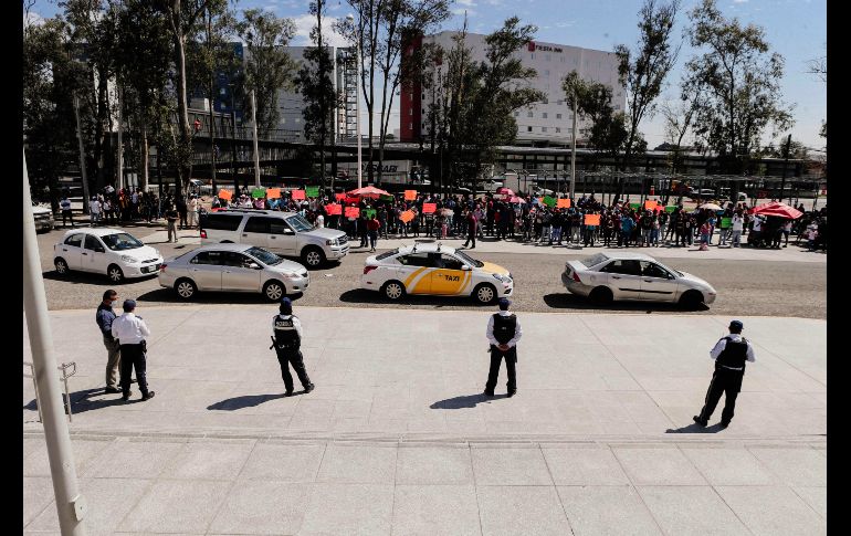 Alrededor de 500 pepenadores participaron en la manifestación de este jueves. EL INFORMADOR/G. Gallo