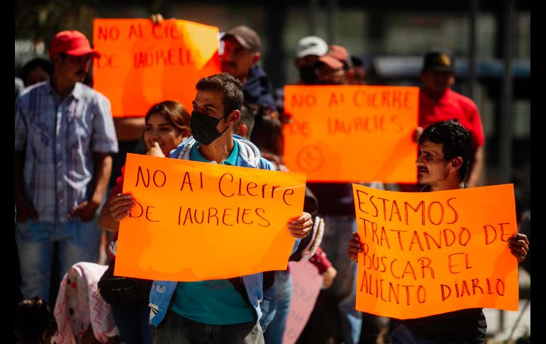 Alrededor de 500 pepenadores participaron en la manifestación de este jueves. EL INFORMADOR/G. Gallo
