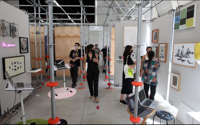 La feria de arte contemporáneo se estará realizando en las instalaciones de Cerámica Suro. EL INFORMADOR/A. Camacho