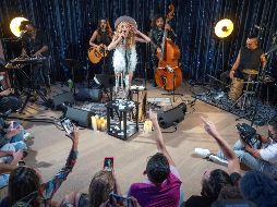 La presentación del nuevo proyecto de Paulina fue en Miami. EFE/ C. HERRERA-ULASHKEVICH