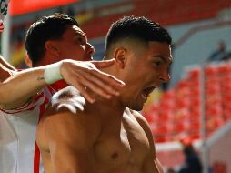 CON VIDA. Maximiliano Salas convirtió desde el manchón penal, el tanto de la victoria hidrocálida. IMAGO7