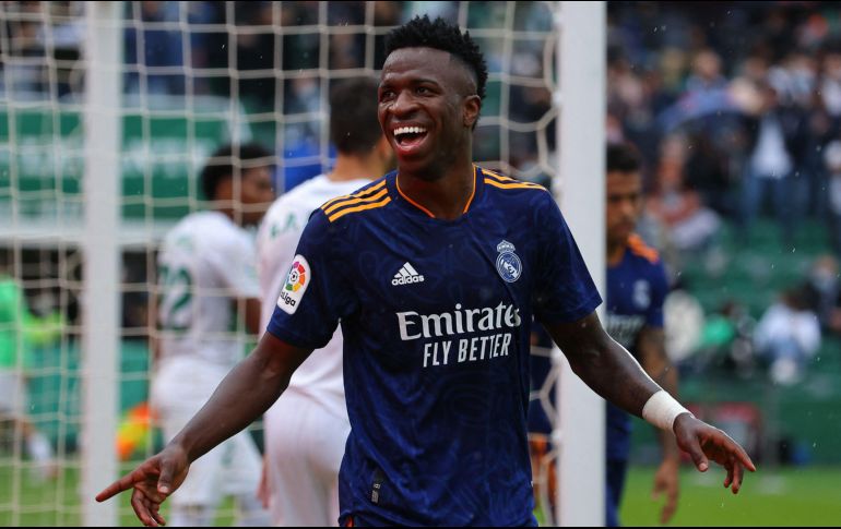 BUEN PASO. La victoria da la opción al Real Madrid para asumir el liderato provisionalmente al contar con 24 unidades. AFP/J. JORDAN