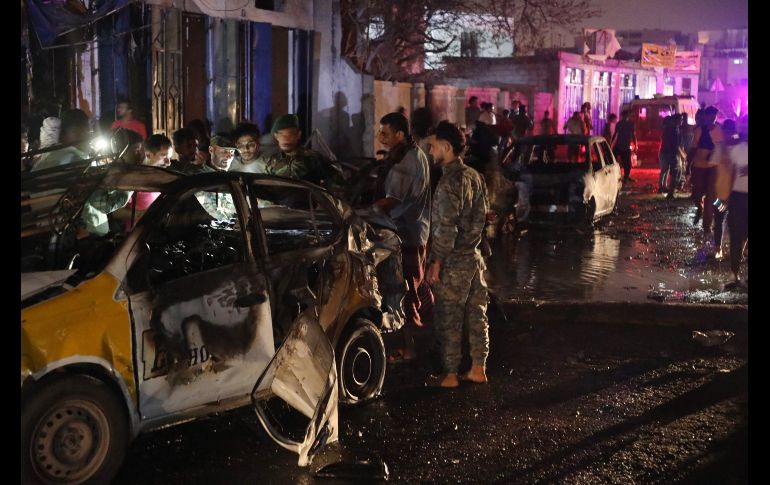 El atentado se registró cerca del aeropuerto de Adén. EFE