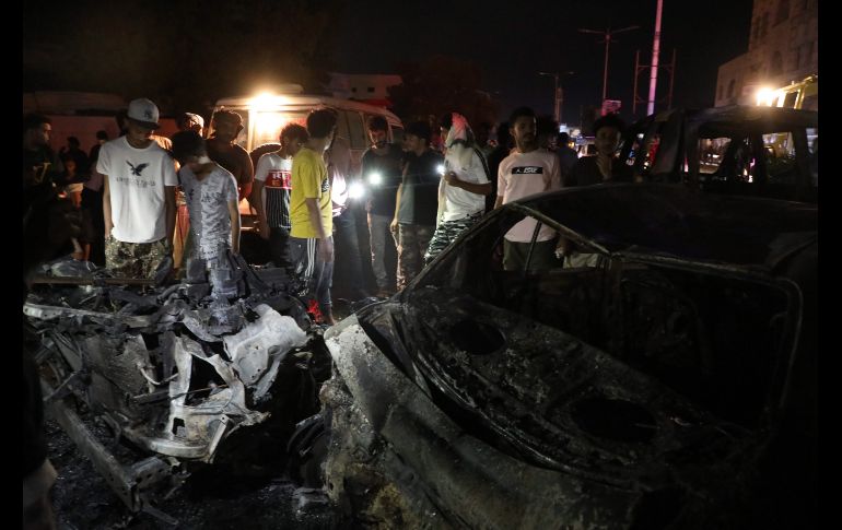 El atentado se registró cerca del aeropuerto de Adén. EFE