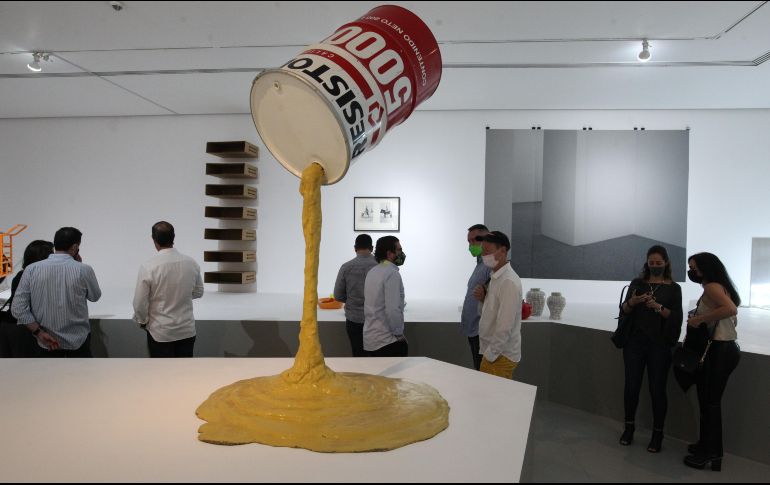 Pieza de la exposición Cerámica Suro: una historia de colaboración, producción y coleccionismo en el arte contemporáneo. EL INFORMADOR/A. Camacho