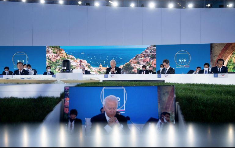 El G20 no logró fijar una fecha precisa para la neutralidad carbono, según la declaración final aprobada a finales de dos días de cumbre. AFP / B. Smialowski