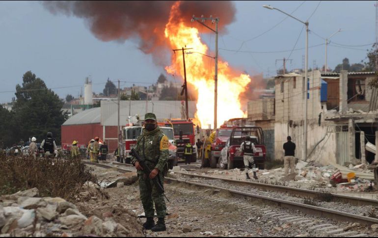 El saldo final de la explosión de un ducto de gas en el municipio de Puebla fue de un muerto, 17 heridos- de los cuales 14 siguen hospitalizados-, 184 viviendas con daños y la evacuación de más de dos mil afectados. SUN / RDB