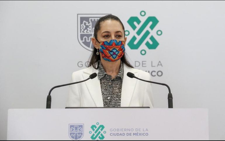 Sheinbaum fue entrevistada tras asistir a la toma de protesta de Indira Vizcaíno como gobernadora de Colima. EFE/ARCHIVO