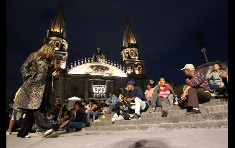 Hasta el momento, la manifestación ha sido pacífica, sin actos vandálicos. EL INFORMADOR/A. Camacho