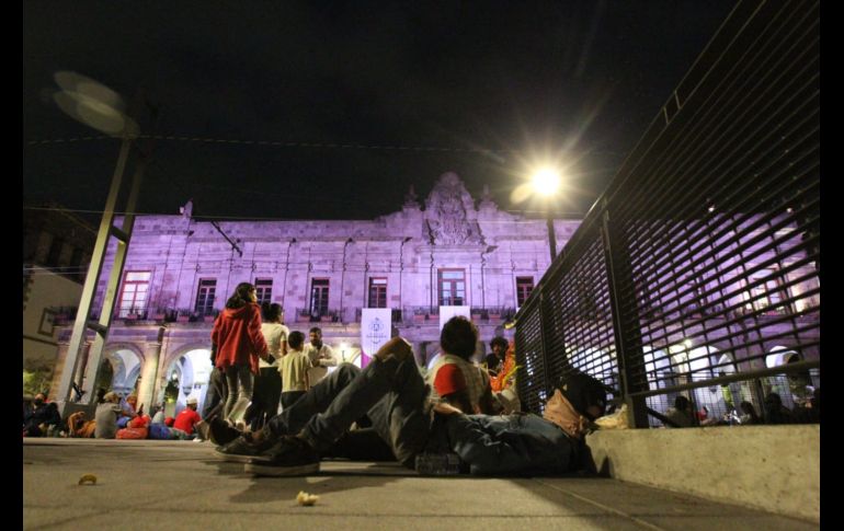 Hasta el momento, la manifestación ha sido pacífica, sin actos vandálicos. EL INFORMADOR/A. Camacho