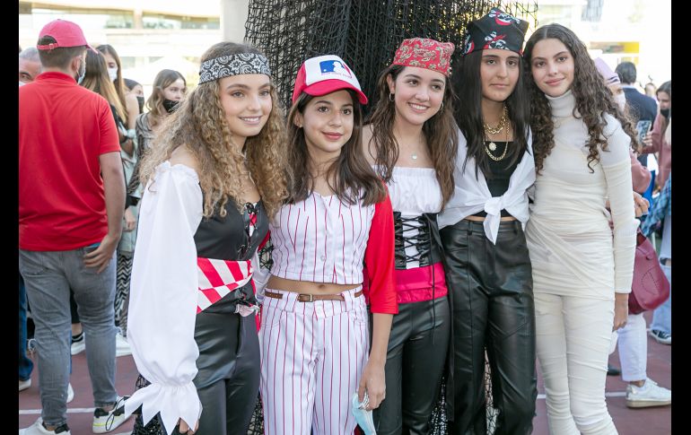 Camila Gómez, Valentina Abaroa, Dayana Ríos, Andrea Rosales y Juliana Javelly GENTE BIEN JALISCO/ JORGE SOLTERO