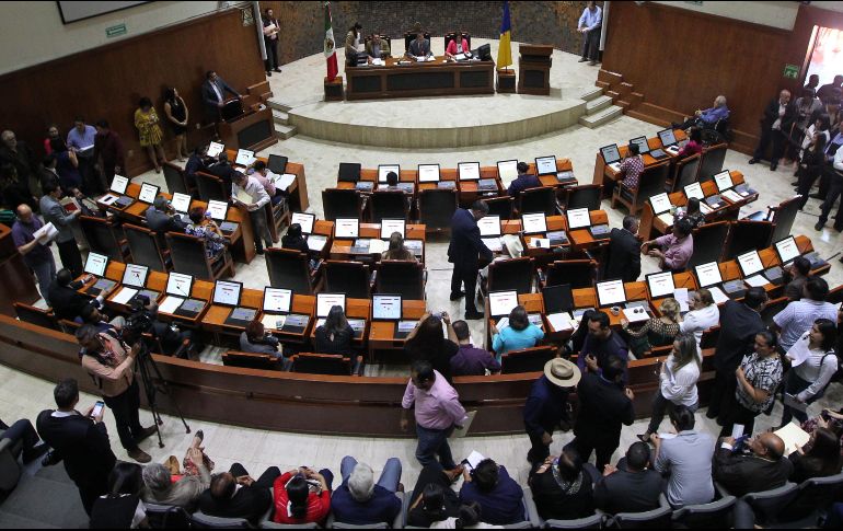 Diputados refieren que van mal las negociaciones y siguen a la espera de que haya disposición para llegar a los acuerdos. EL INFORMADOR/ARCHIVO