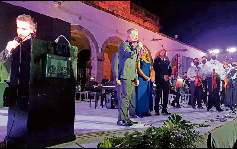 Alejandro Fernández. El cantante ofreció una gala, en el Museo Cabañas. El Informador/ N. Gutiérrez 