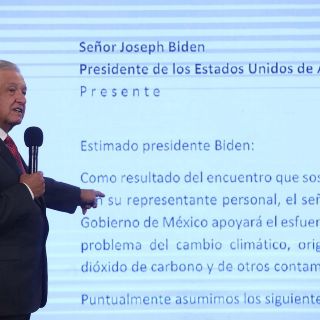 AMLO se compromete en carta enviada a Biden a combatir el calentamiento global