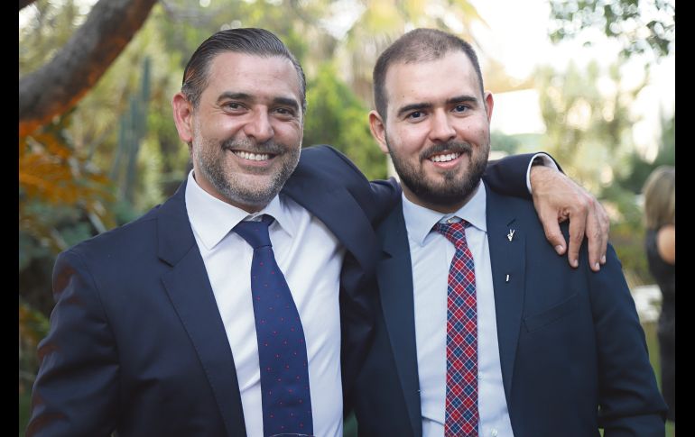 Ignacio González y Hugo Madero GENTE BIEN JALISCO/ CLAUDIO JIMENO