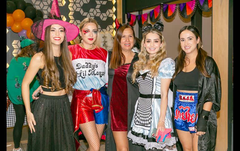 Ale García, Marisa Menchaca, Lexi Pérez, Joyce Riestra y Natalia del Toro GENTE BIEN JALISCO/ JORGE SOLTERO